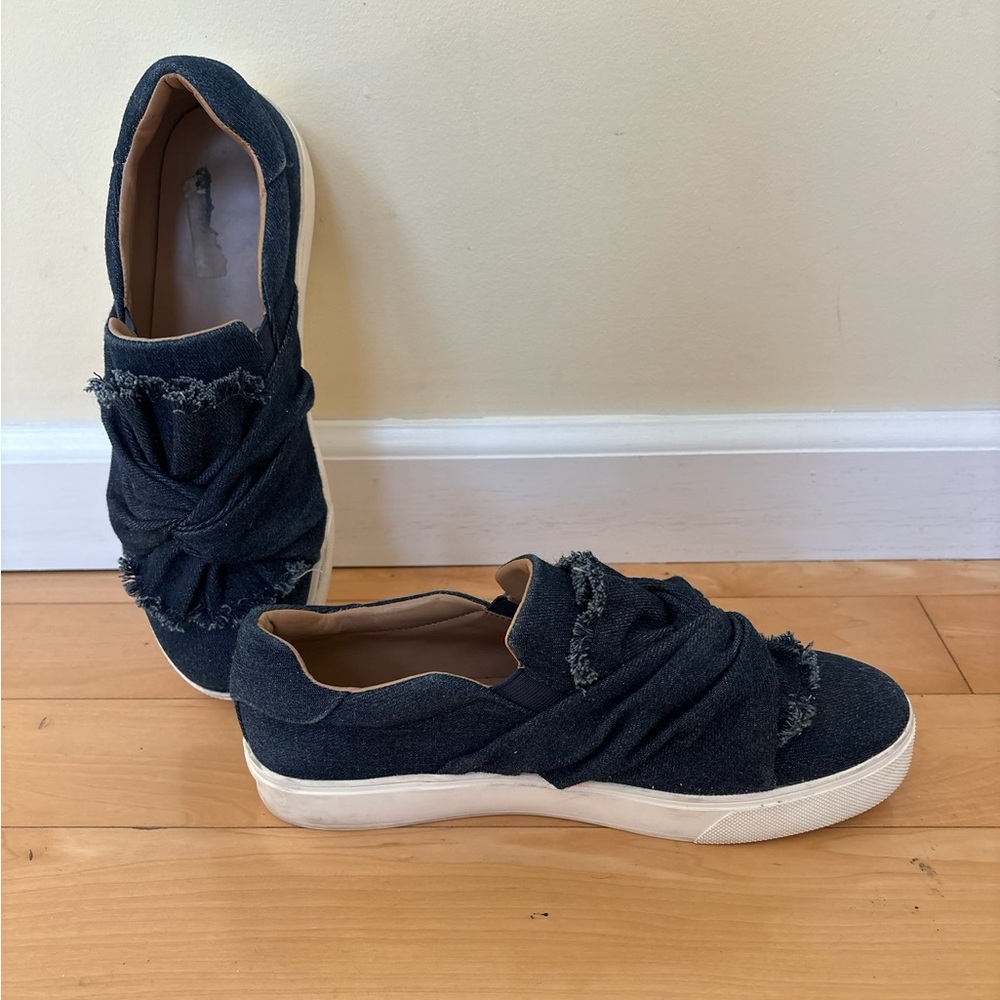 Also Denim Slip-On Sneakers